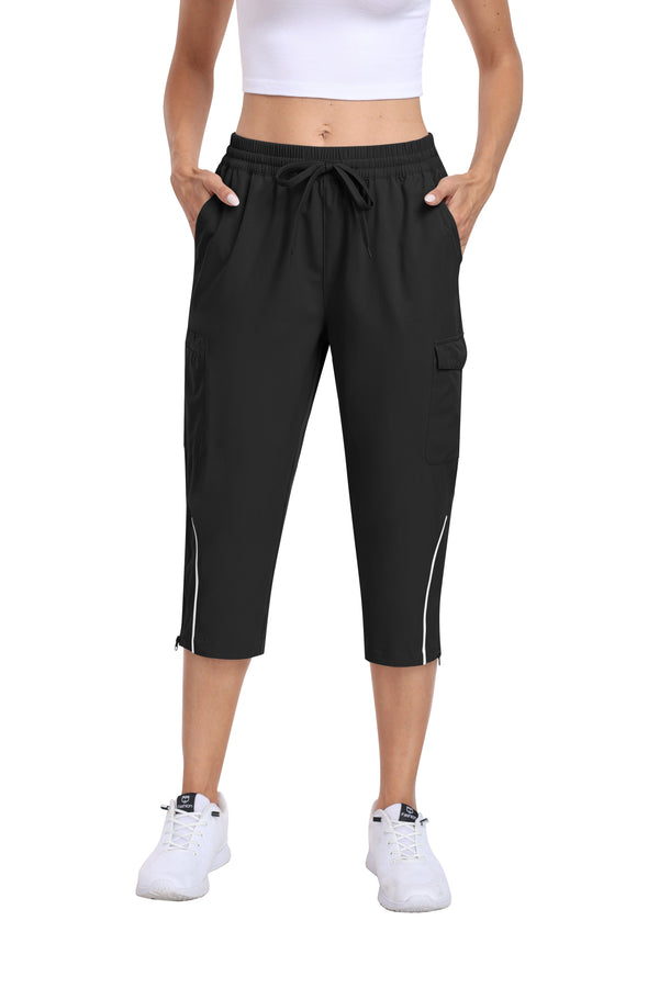 Women hiking summer outdoor cropped pants