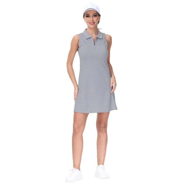 Women's Golf Polo Dress Tennis Sleeveless