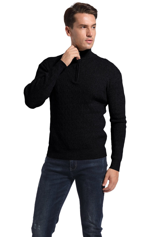 Men's long sleeve casual slim fit knitted sweater